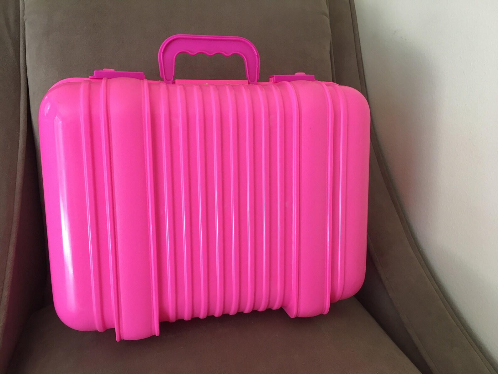 1980/90's Hot Pink Girls Toy Storage Suitcase Gay Toys Etsy