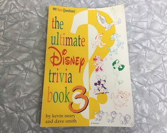 1997 "The Ultimate Disney Trivia Book 3" by Kevin Neary & Dave Smith