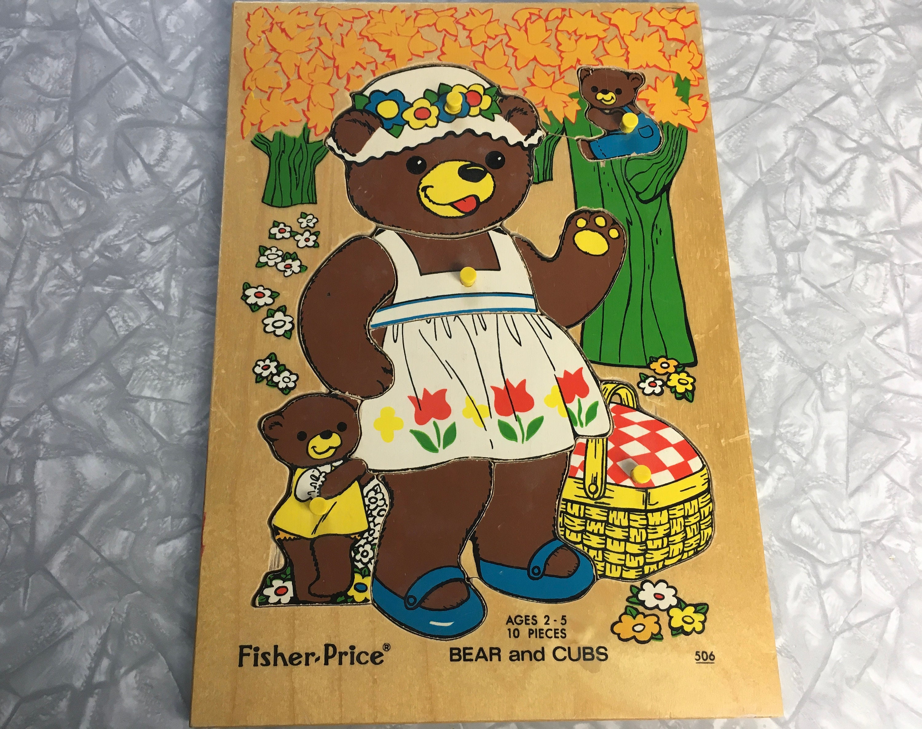 Wooden Puzzle Fisher Price - Etsy Wooden Puzzle Fisher Price - Etsy