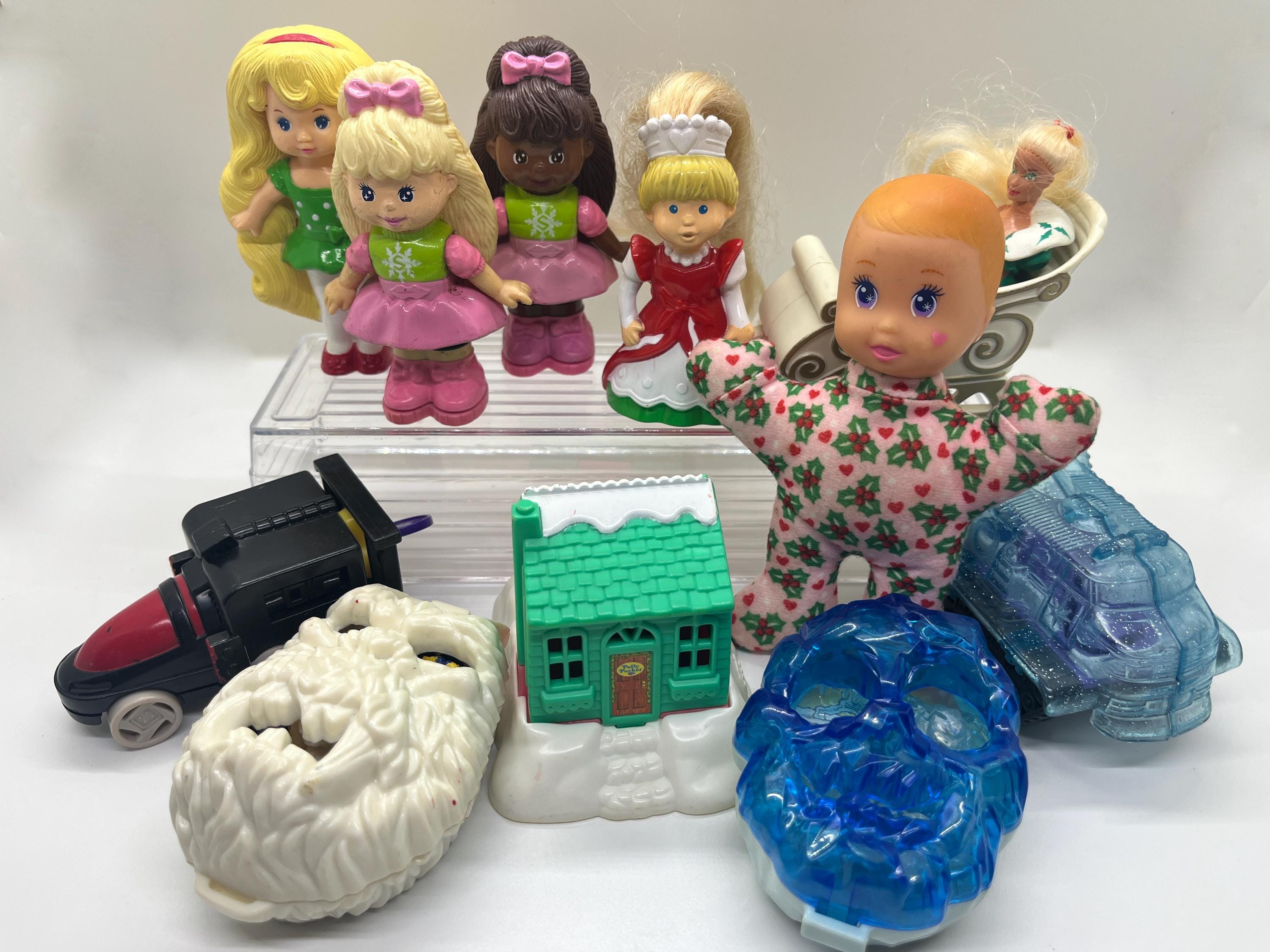 Lot of 11 90's Totally Toy Holiday Mcdonald's Happy Meal Toys