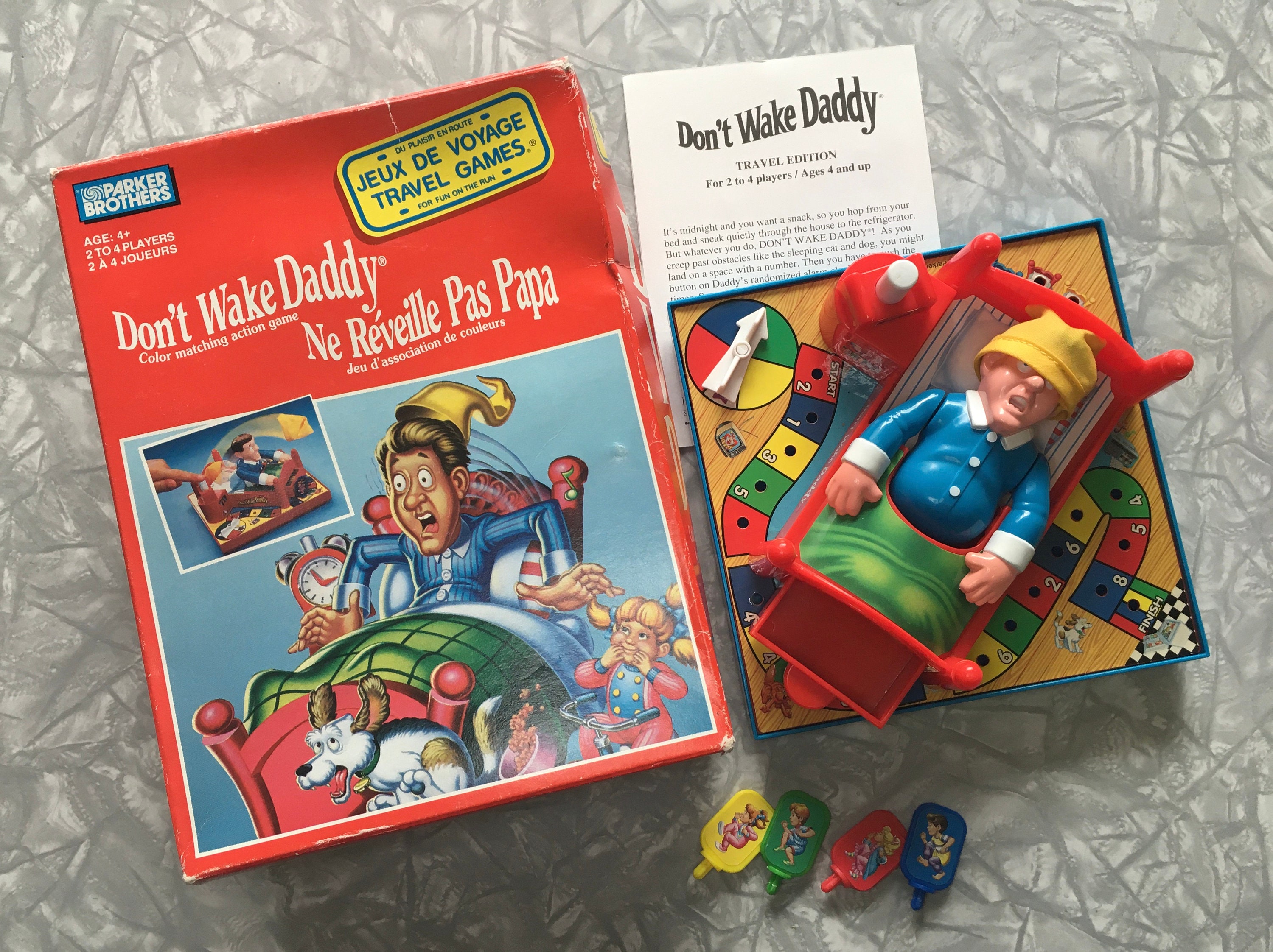 1993 Don't Wake Daddy Board Game Parker Brothers - Etsy