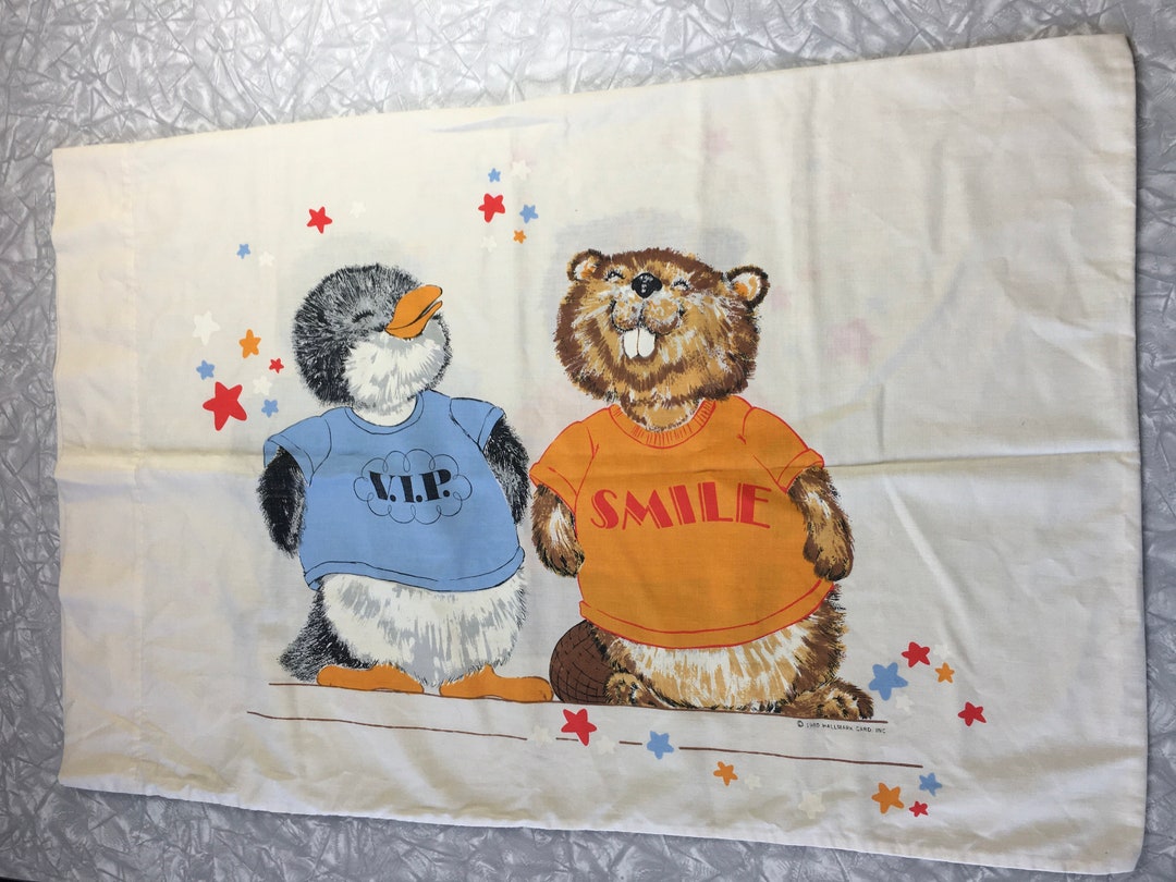 1980 Shirt Tales Kids Wabasso Standard Pillowcase Hallmark Cards Dan