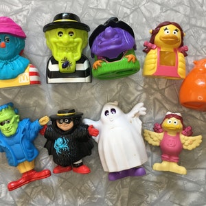Lot of 9 Mcdonald's Halloween Happy Meal Toys - 1995/1998 - Etsy