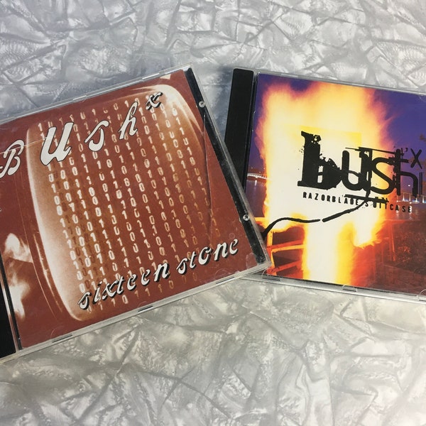 Lot of 2 90's Bush X CD's - Sixteen Stone - Razorblade Suitcase