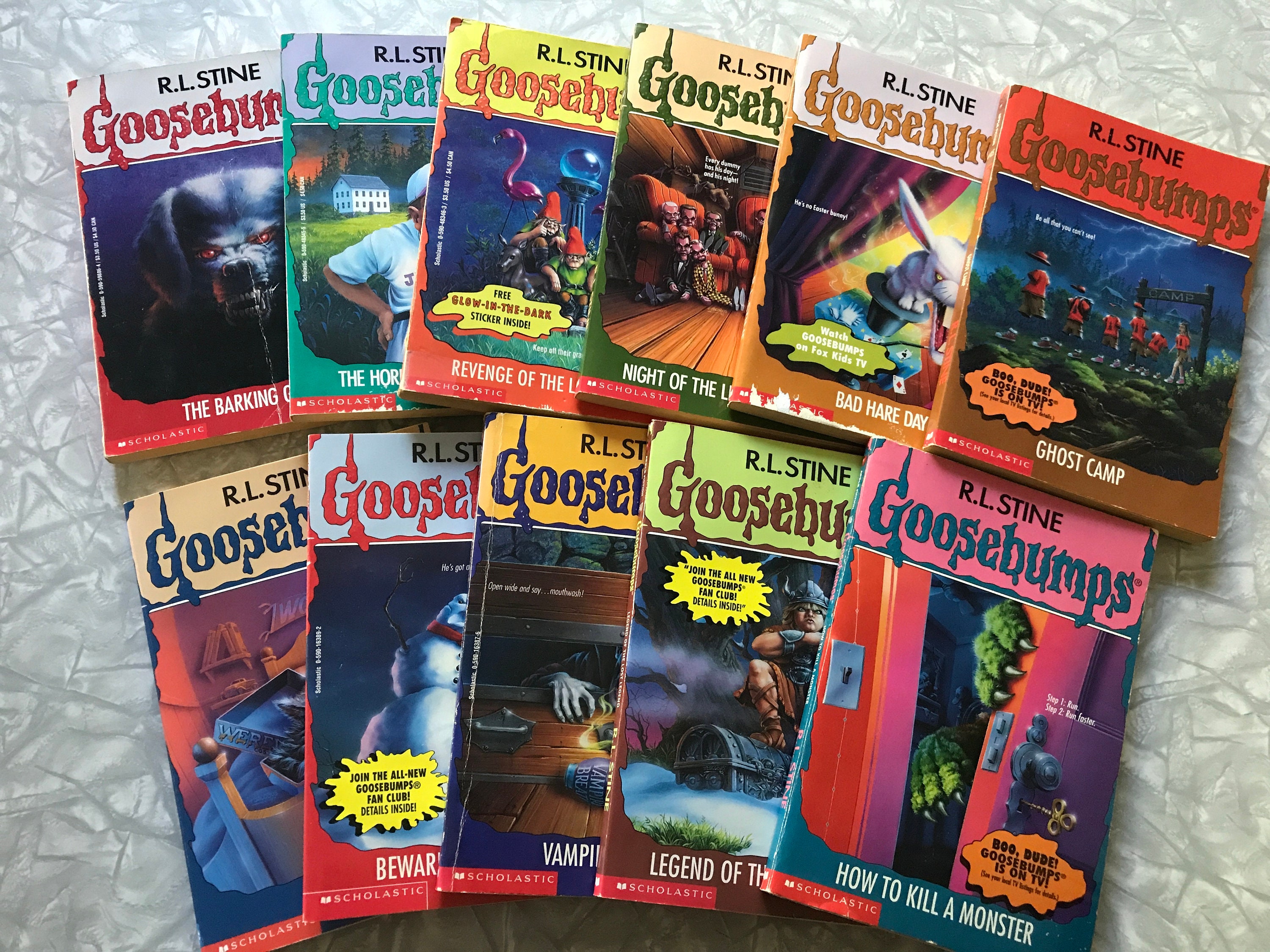 all goosebumps books