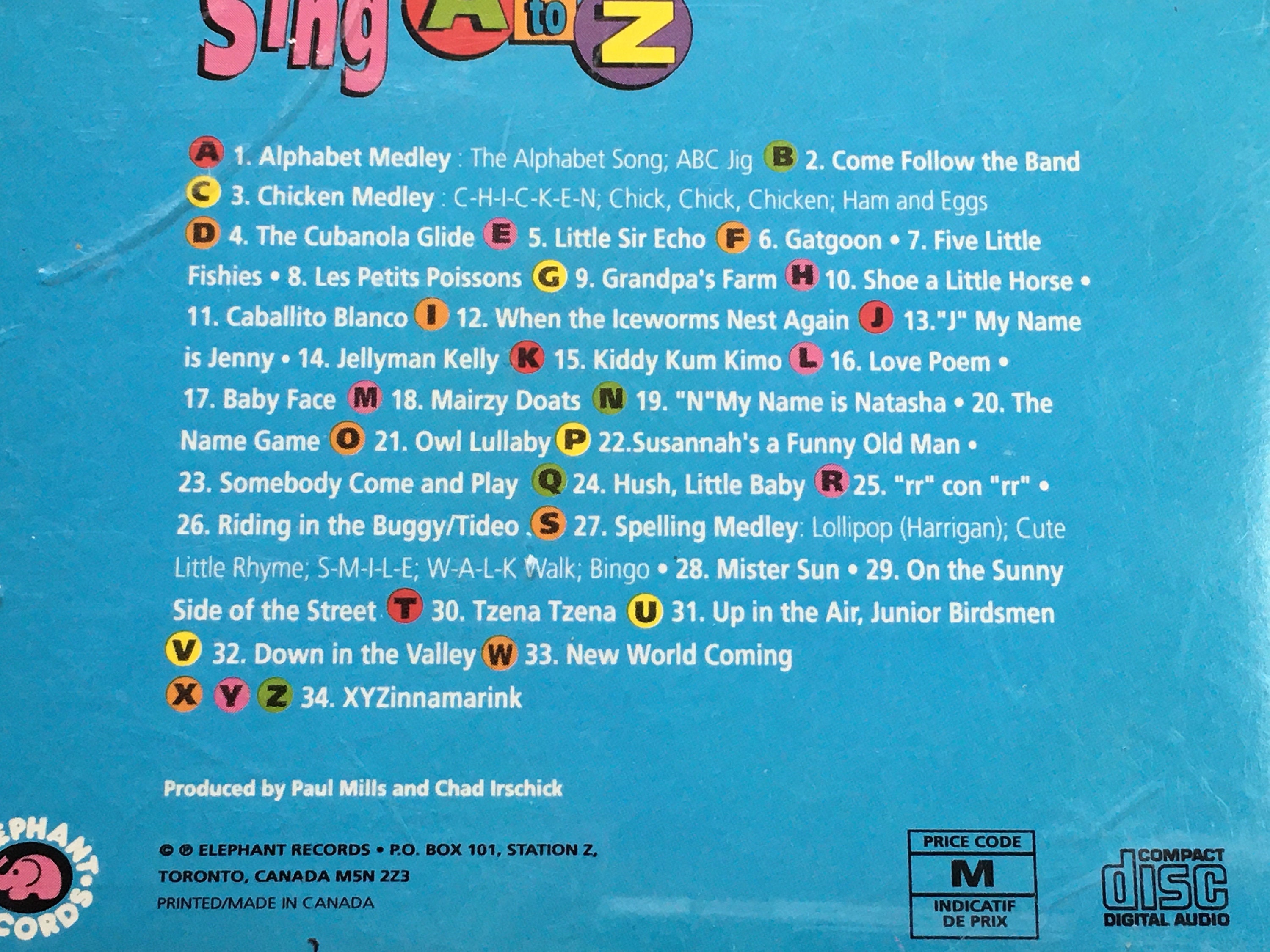 Lot of 2 Sharon Lois & Bram Kids Music Cd's Etsy