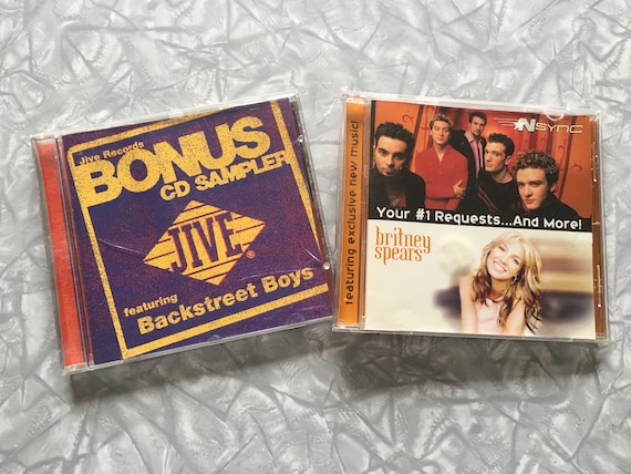 Lot of 2 1990's Boy Band Sampler Cd's Backstreet Boys Nsync