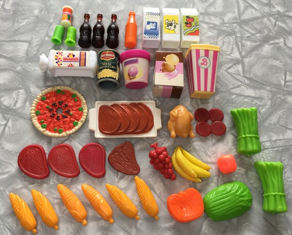 Accesorios de barbie de comida new arrivals
