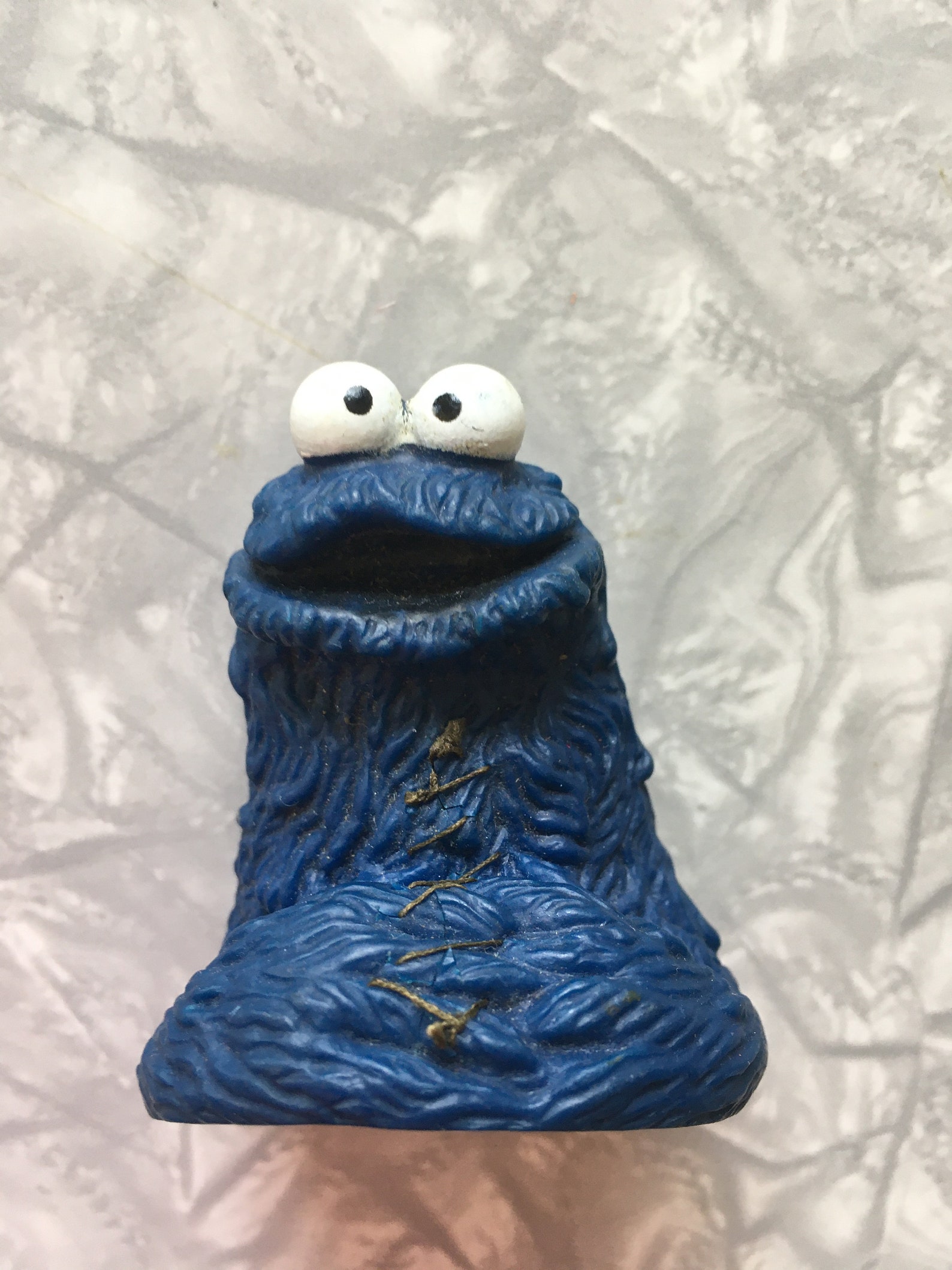 Lot of 6 Cookie Monster Vintage Figures Sesame Street Jim Etsy