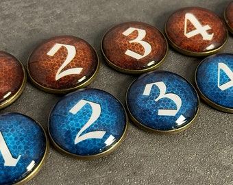 Arcanist Monster Markers - Combo Sets #1-5 in 2 Colors Per Set