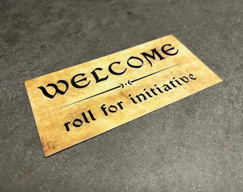 Welcome Roll for Initiative 4" x 2" Vinyl Sticker
