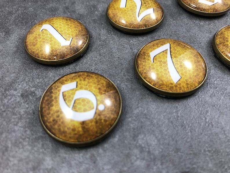 Arcanist Monster Tokens 110 Set of 10 Classic Colors Etsy