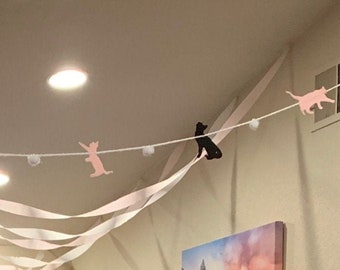 Cat Silhouette Banner