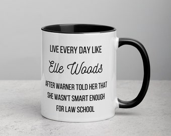 Elle Woods Dual-Sided Inspiration Mug with Color Inside