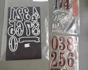 LIQUIDACIÓN - Sellos y troqueles Stampin' Up Number of Years