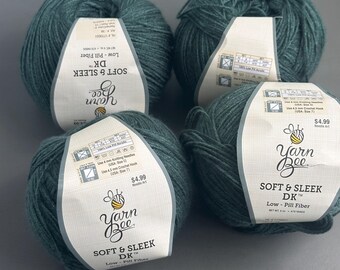 LIQUIDACIÓN - YarnBee Soft & Sleek DK - Irish Rain - 4 madejas