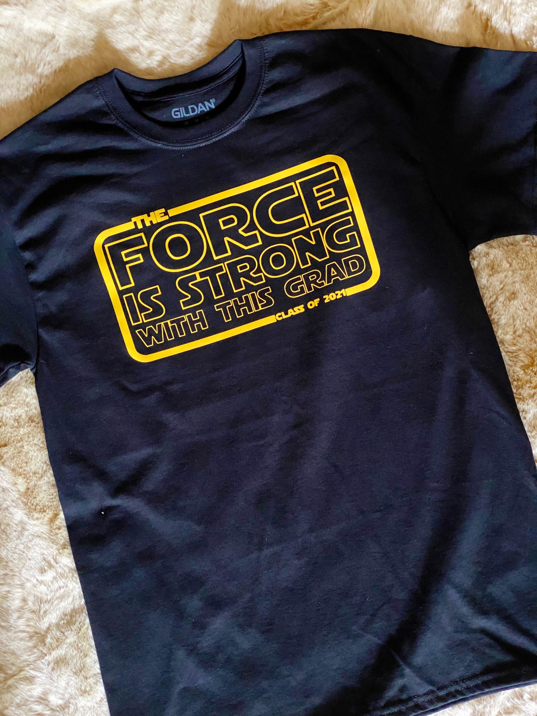 the force is strong with this one tshirt