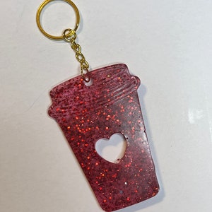 Starbucks Coffee Cup Keychains - Resin Keychain - Disney-Inspired Cup of Cheer