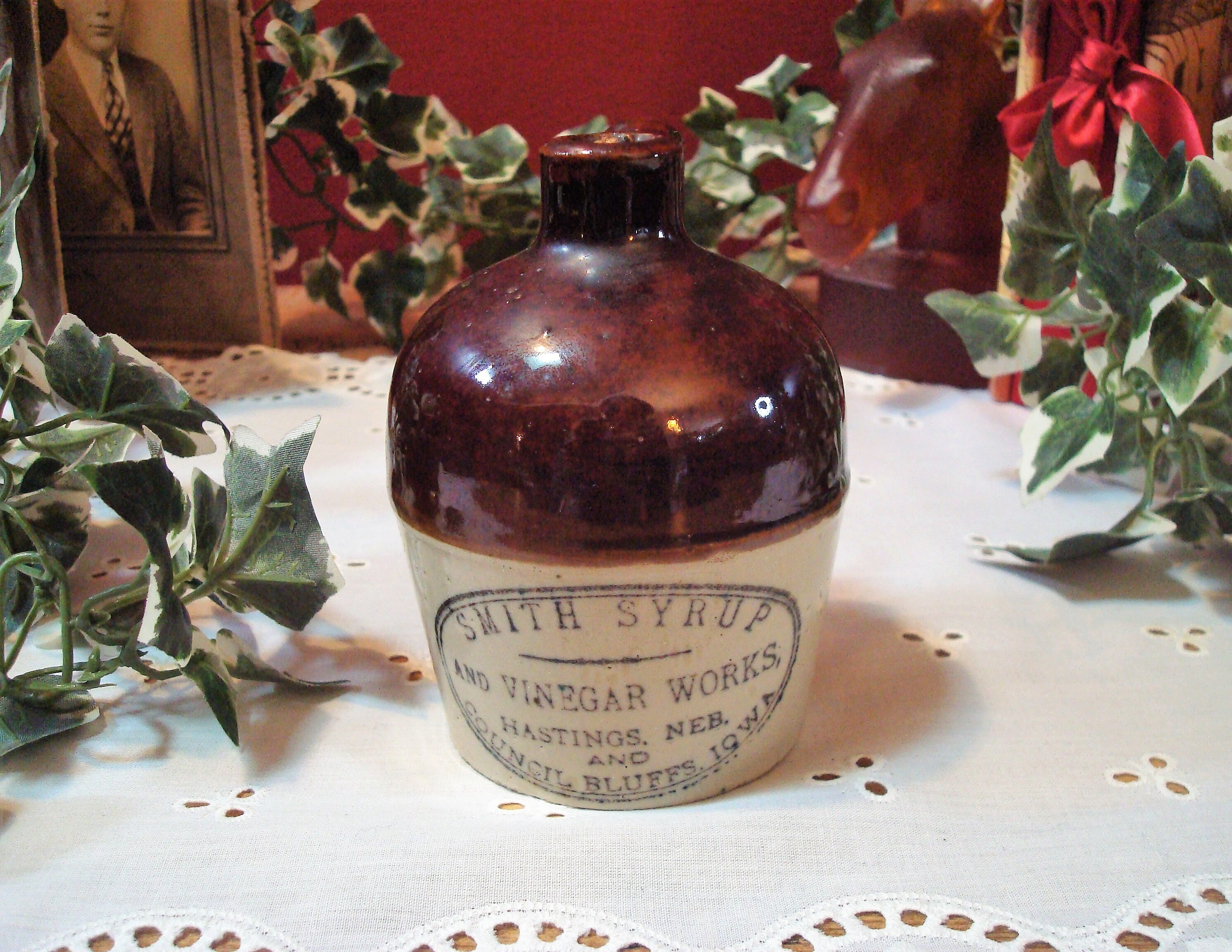 Vintage Rare Original Red Wing Miniature Fancy Jug with Etsy