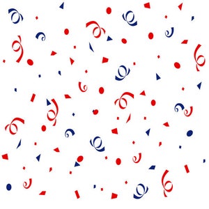 4th of July Balloons Set, Confetti, Patriotic, Independence Day, Culture, Freedom, Holiday, Symbol, Illustration, Cliparts image 2