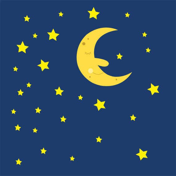 Moon and Stars