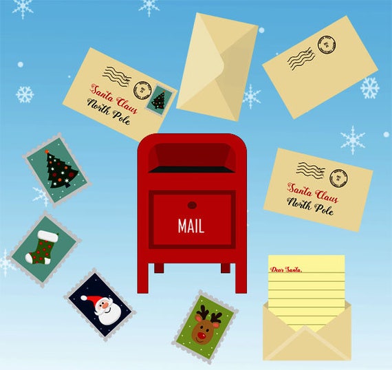 Postcard envelope stamps and paper Royalty Free Vector Image
