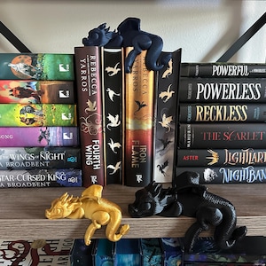 Schlafender Drache 3D Gedrucktes Bücherregal Dekor Bücherwurm Geschenk