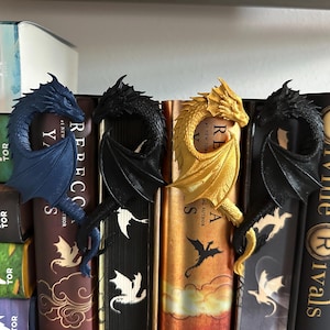 Dragon Heart 3D Printed Bookshelf Decor Bookish Gift image 7