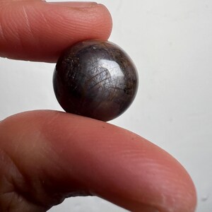 Star Sapphire Sphere 8 grams, India, 15mm