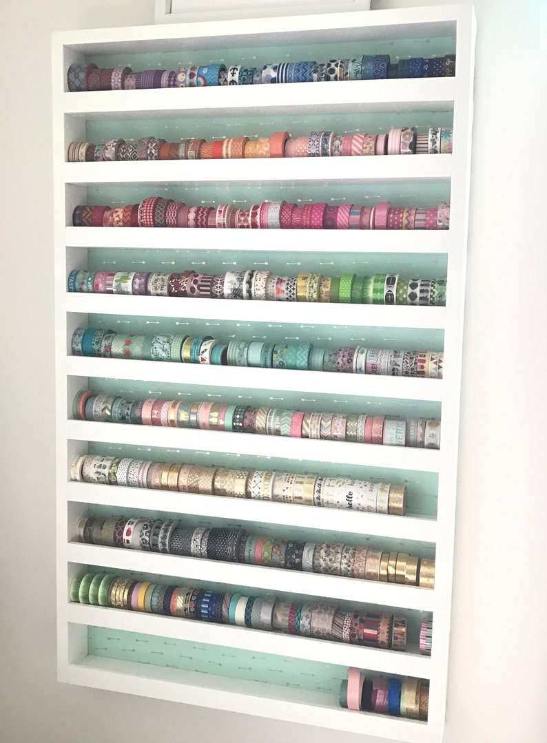 LARGE 10 Shelves Washi tape display/Essential Oils Display Etsy