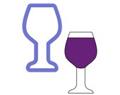 Wine Glass Cookie Cutter