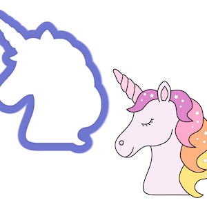 Unicorn Head Cookie Cutter