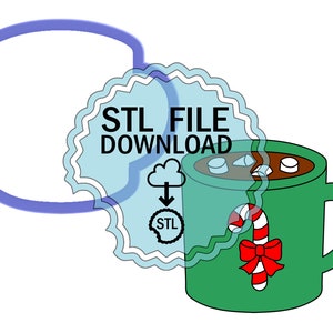 STL Digital Download Cookie Cutter - Mug #2