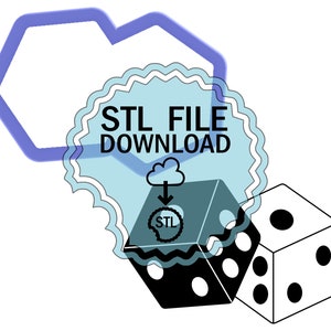 STL Digital Download Cookie Cutter - Dice