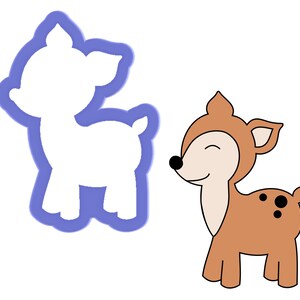 Woodland Deer Cookie Cutter image 1