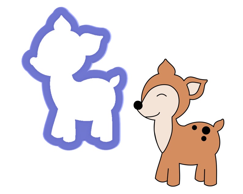 Woodland Deer Cookie Cutter image 1