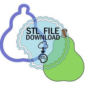 STL Digital Télécharger Cookie Cutter - Poire