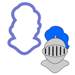 Knight Helmet Cookie Cutter