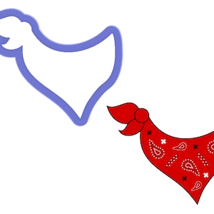 Bandana #1 Cookie Cutter