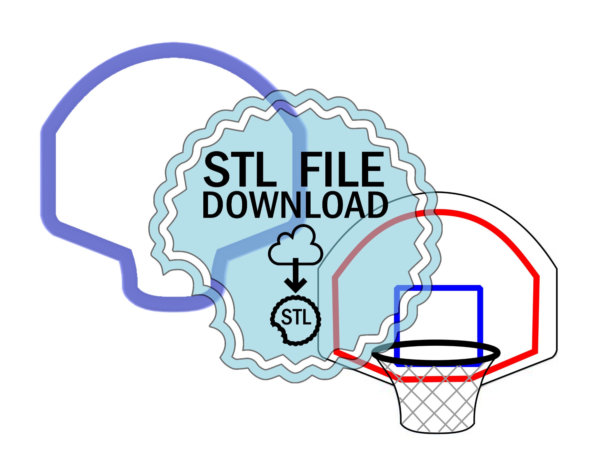 STL file Basketball basketball support 🏀・3D printable design to