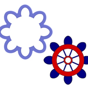 Ship Wheel Cookie Cutter