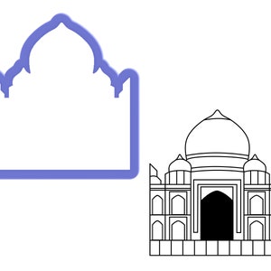 Taj Mahal Cookie Cutter