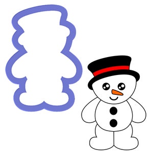 Snowman Person Cookie Cutter