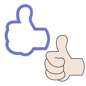 Thumbs Up Cookie Cutter