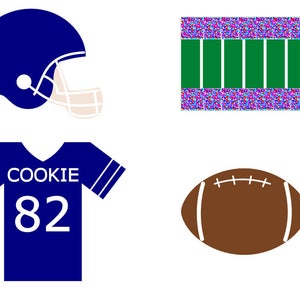 Football Cookie Cutter Set