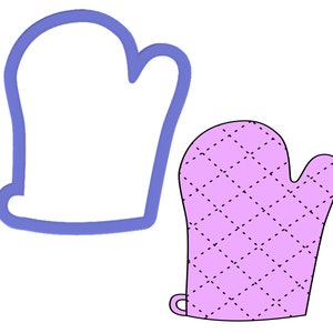 Oven Mitt Cookie Cutter
