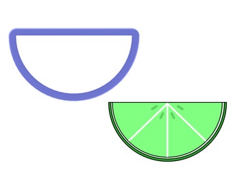 Half Circle - Fruit Wedge- Orange Slice - Lemon Slice - Lime Slice - Watermelon Slice - Taco - Cookie Cutter