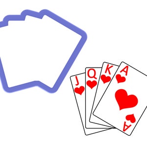 Playing Cards Cookie Cutter
