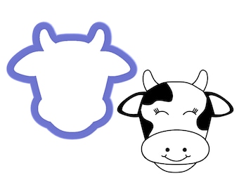 Cow Face Cookie Cutter