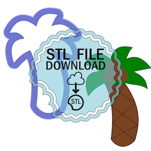STL Digital Télécharger Cookie Cutter - Palm Tree